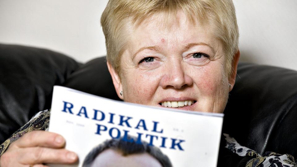 Gerda Sørensen deltager som den eneste radikale i studieturen til Holland - men mest i rollen som kritisk observatør. Arkivfoto: Claus Søndberg <i>Pressefotograf Claus Søndberg</i>