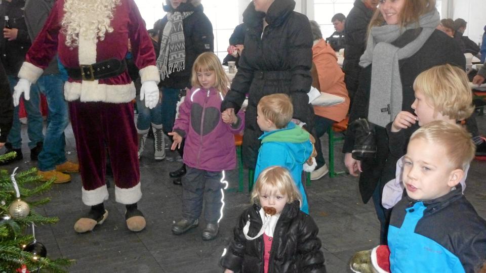 Julemanden kom på besøg. Privatfoto