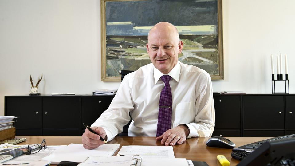 Vagn Hansen melder om fremgang i Sparekassen Vendsyssel.Arkivfoto: Peter Broen <i>Peter Broen</i>