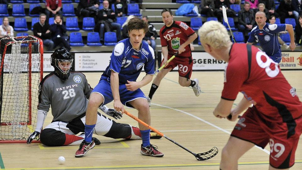 Anders Kjær stod igen en god kamp i målet for Brønderslev Hot Shots.Arkivfoto: Michael Koch
