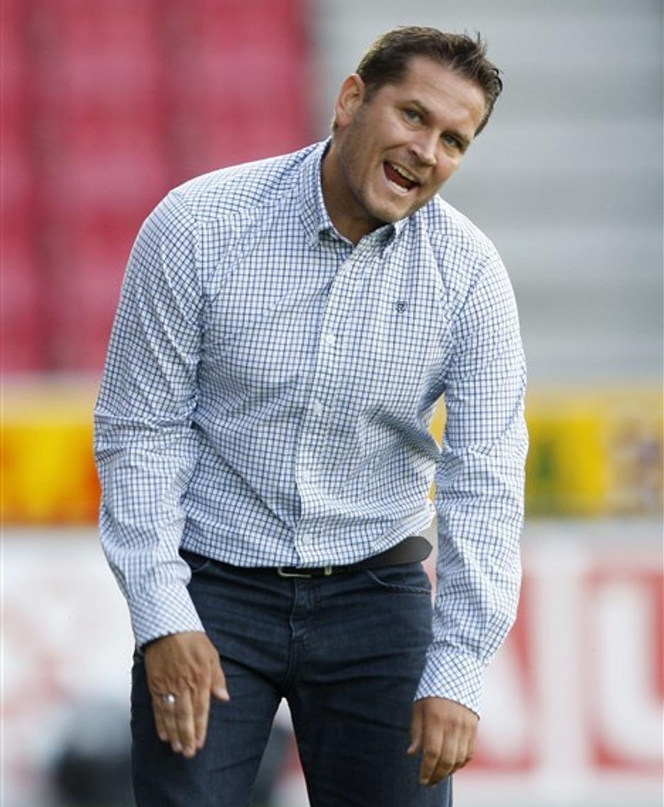 Thomas Thomasberg vandt en sikker sejr over Blokhus med sit Fredericia. Foto: Scanpix
