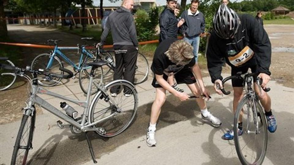 Først løb, så cyjkling - jo der er meget at glæde sig til i Aalborg. Arkivfoto