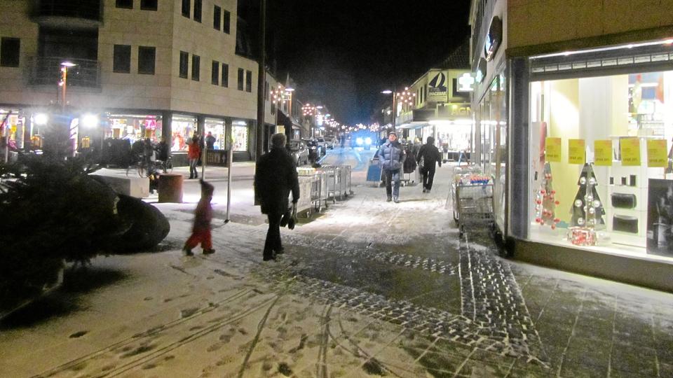 Julehandel i Nørregade. <i>Preben Andreasen</i>
