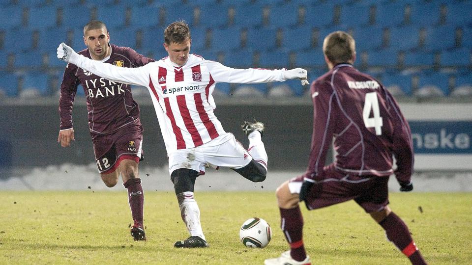 Michael Jakobsen spillede 54 kampe i AaB.Arkivfoto