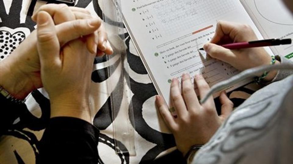 Matematik er svært. Også for forældre, som skal hjælpe.Arkivfoto: Claus Søndberg