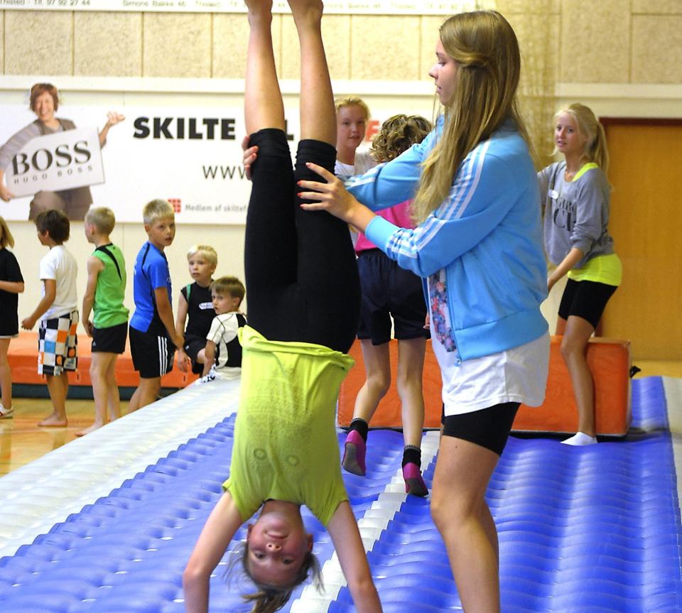 Der er noget for gymnaster på alle niveauer på TIK’s gymnastikskole.Foto: Peter Mørk <i>Foto: Peter Mørk</i>