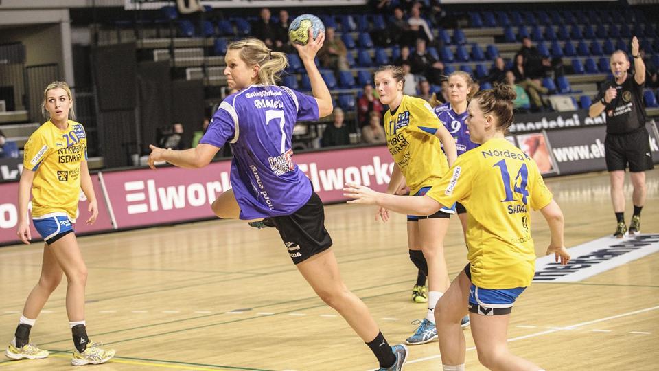 Vendsyssel Håndbold tabte søndag eftermiddag til Virum i 1. division.Foto: Peter Broen <i>Peter Broen</i>