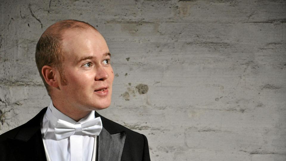 Jens Olav Heckmann medvirker ved søndagens koncert. Arkivfoto