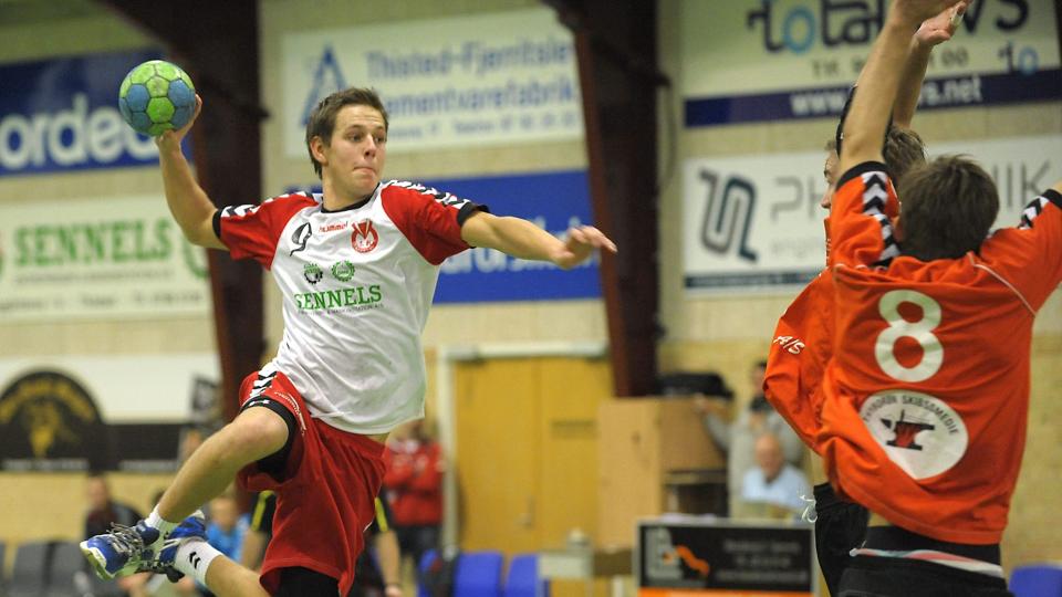 Morten Bojesen blev topscorer for Nordthy med otte kasser. Foto: Peter Mørk <i>Foto: Peter Mørk</i>