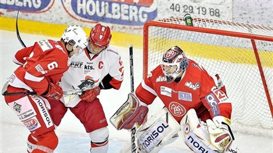 Rødovre Mighty Bulls var effektive foran AaB-målet. Foto: Claus Søndberg.