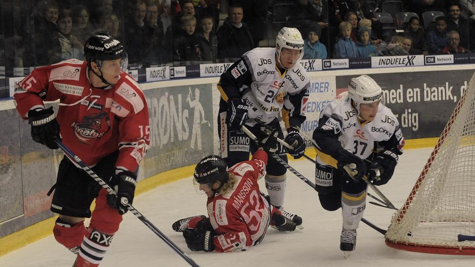 Colin Greening kan snart få følgeskab af endnu en tidligere NHL-spiller i Aalborg Pirates. Foto: Grete Dahl
