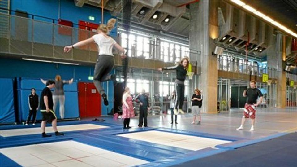 Der blev trænet ihærdigt i de nye omgivelser. Privatfoto