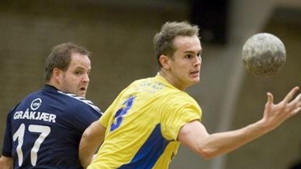 Ole Leegaard er muligvis tilbage fra skade, når Aalborg HK møder Hogager. Foto: Torben Hansen