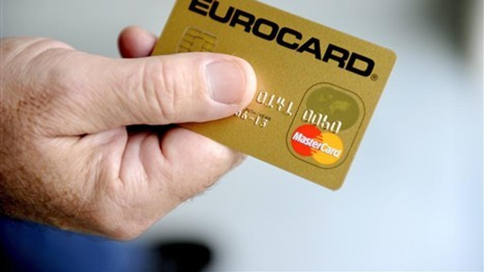 Danske Bank sendte et Master Card som dette til den forkerte adresse - med tilhørende pinkode. Foto: Michael Koch