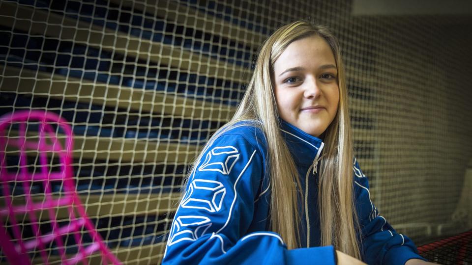 Cecilia di Nardo scorede tre gange for Blackhawks i Aalborg.Arkivfoto: Kim Dahl Hansen