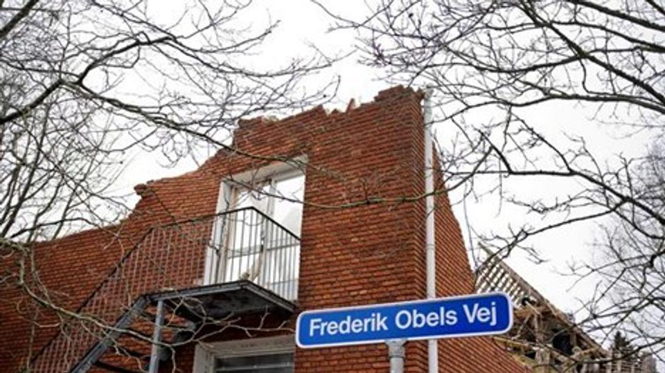 Specialtandplejens bygning står for fald. Et nyt byggeri til Kræftens Bekæmpelse står klar i foråret 2013. Foto: Henrik Bo