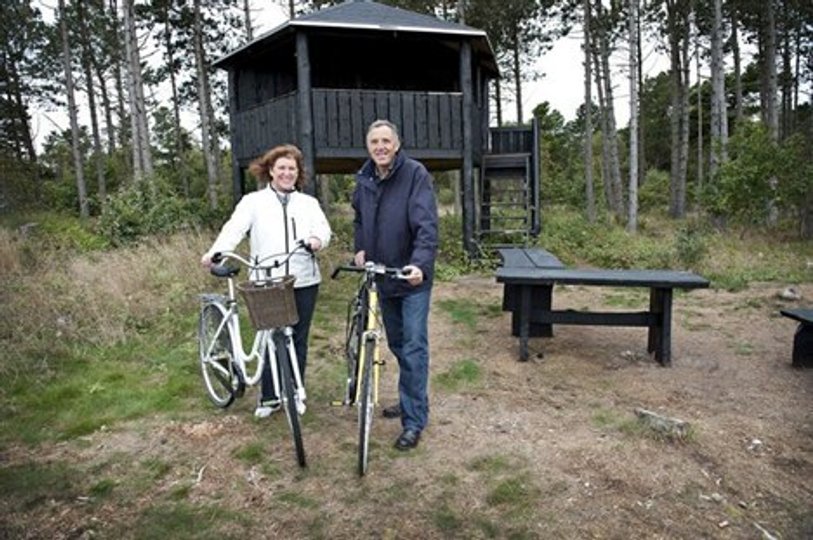 Kraglund og turistchef Inger G. Petersen. Foto: Kim Dahl Hansen