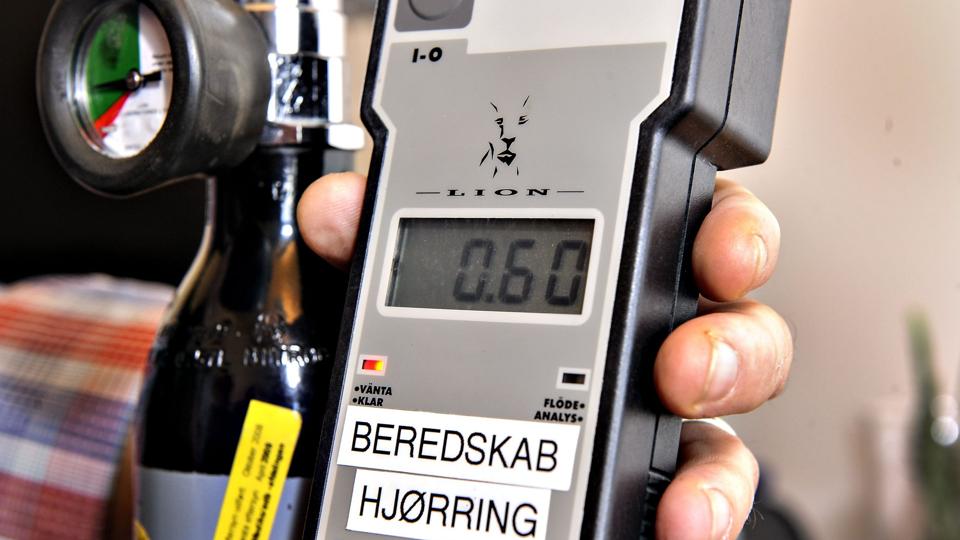 Hjørringenserne topper igen statistikken over domme for spiritus- og promillekørsel. Foto: Bent Bach <i>Bent Bach</i>