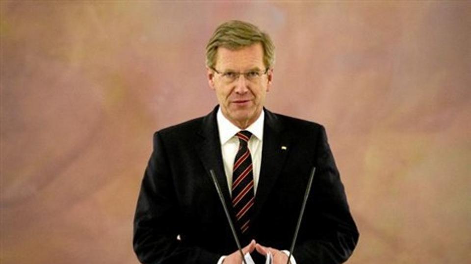 Den tyske forbundspræsident, Christian Wulff har et problem. Foto: Johannes Eisele/Scanpix