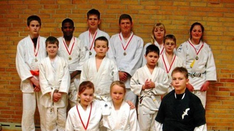 Deltagerne fra Jetsmark Judoklub.