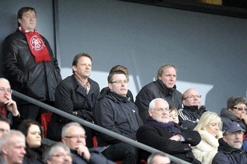 AaBs sportsdirektør Lynge Jakobsen kan godt se frem til flere ængstelige stunder på Aalborg Stadion. Foto: Michael Bygballe