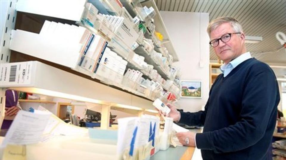 Henrik Lintner er den eneste apoteker i Danmark, der udgiver en årsrapport. Foto: Bente Poder