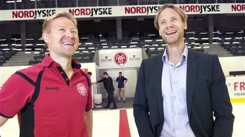 Frederik Åkesson (t.h.) håber at kunne grine over en pokalsejr.
Foto: Grete Dahl