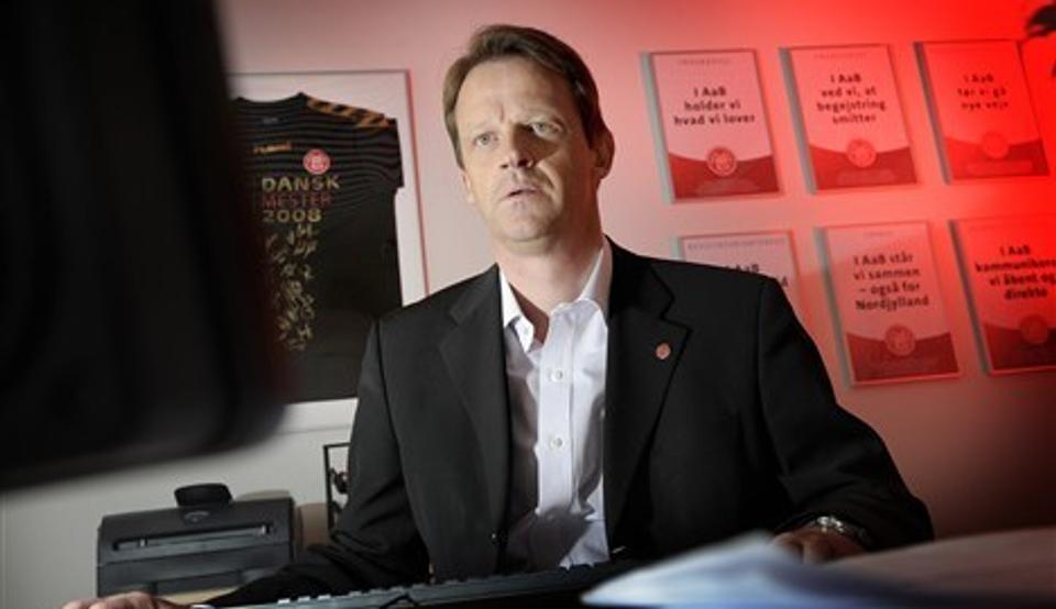 AaB-direktør Poul Sørensen tror på en overlevelse for ishockey-delen.
Foto: Michael Koch