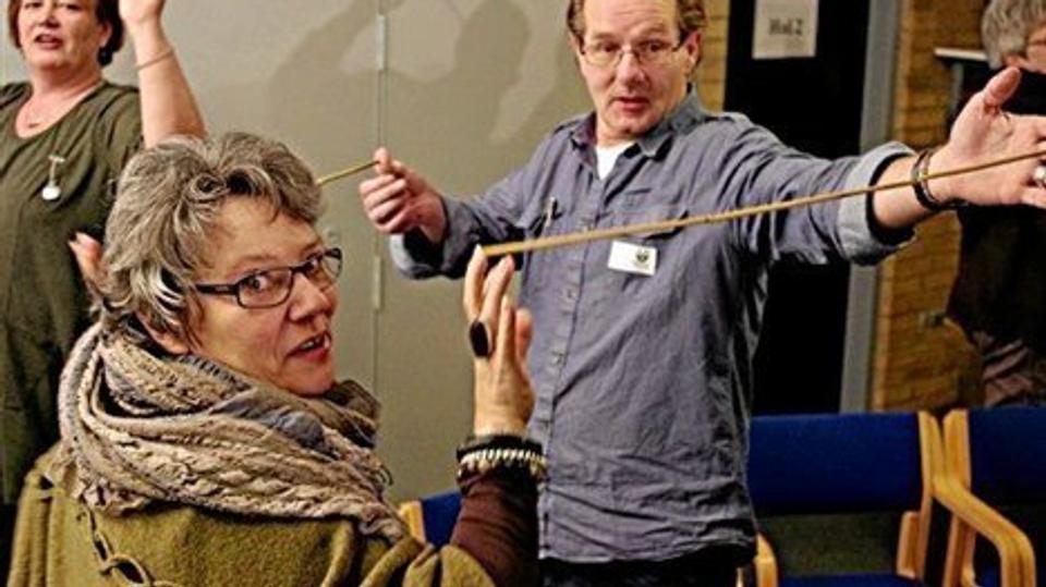 Annette Søegaard og Gunnar Surland samarbejder på en helt ny måde. Foto: Rebild Kommune