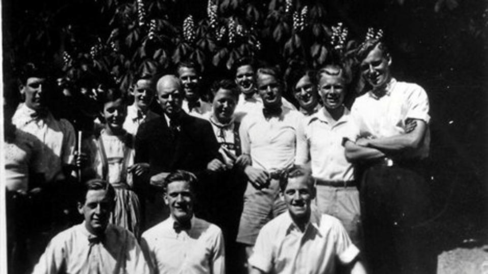 I 1937/38 var der flest drenge på Hjørring Gymnasium. Kender du dem?Foto: Ukendt