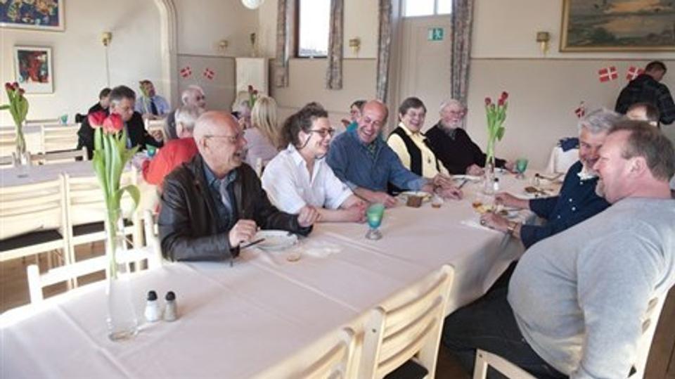 Anita Hald Andersen og hendes mand, Niels, modtog mange gratulanter. Foto: Hans Ravn