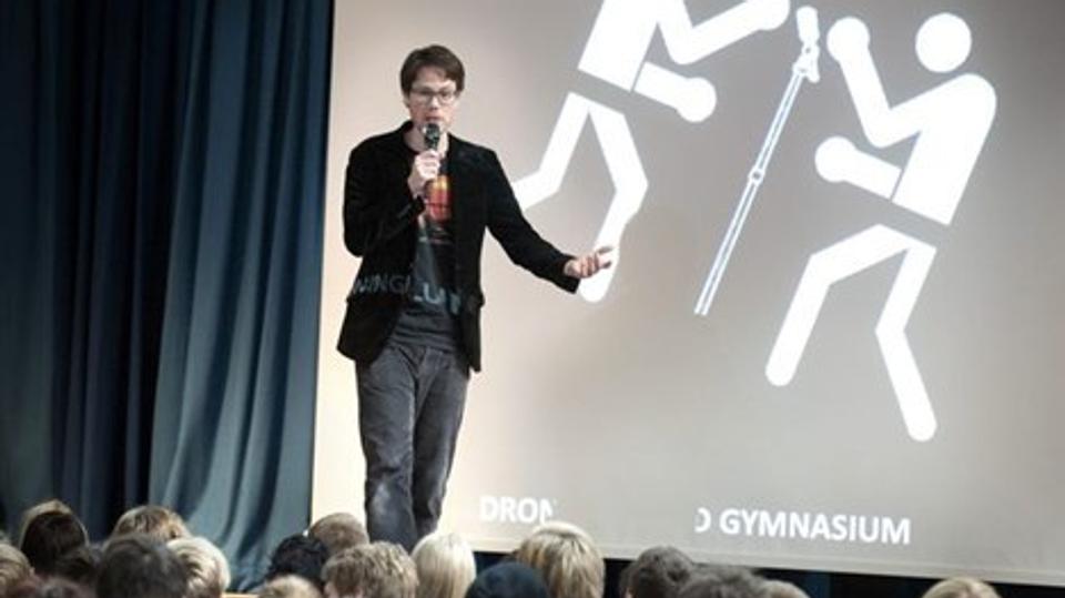 Peter Dyreborg er danmarksmester i historiefortælling. Foto: Henrik Louis