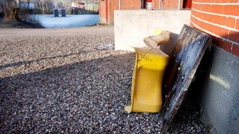 Resterne af Rebild Kommunes besøg i Stenild i december er nu leveret tilbage til borgerne i byen. Foto: Torben Hansen