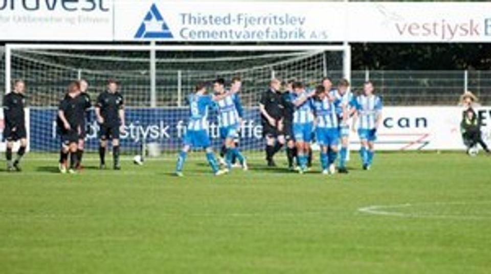 I efteråret scorede Tommy Markussen for første gang to mål i sin seniorkarriere, da TFC vandt 3-1 over Varde.Arkivfoto: Diana Holm