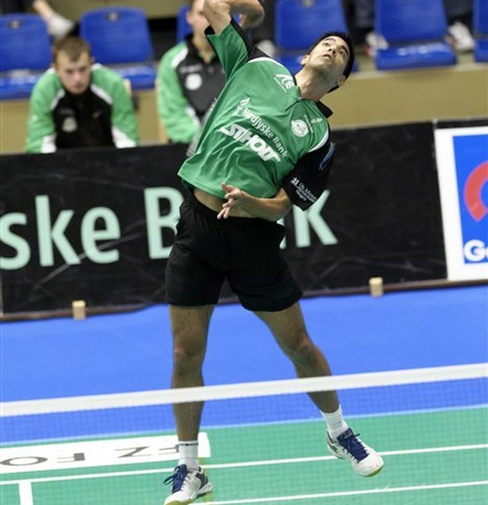 Eric Pang leverede en skidt indsats, da han skuffende tabte sin single.
Foto: Henrik Bo