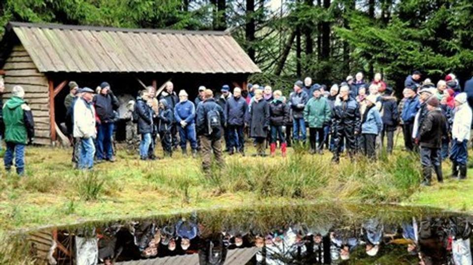 Interessen for motionsturen overvældede alle.Privatfoto