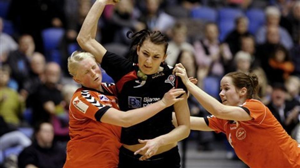 Dzenita Bajic spillede en stor kamp for ADH og scorede otte mål. Foto: Michael Bygballe.