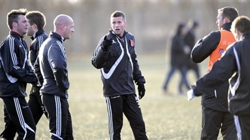 Kjetil Wæhler - her ved en af sine sidste træninger i AaB - har længe haft IFK Göteborg som en drømmeklub. Foto: Michael Koch