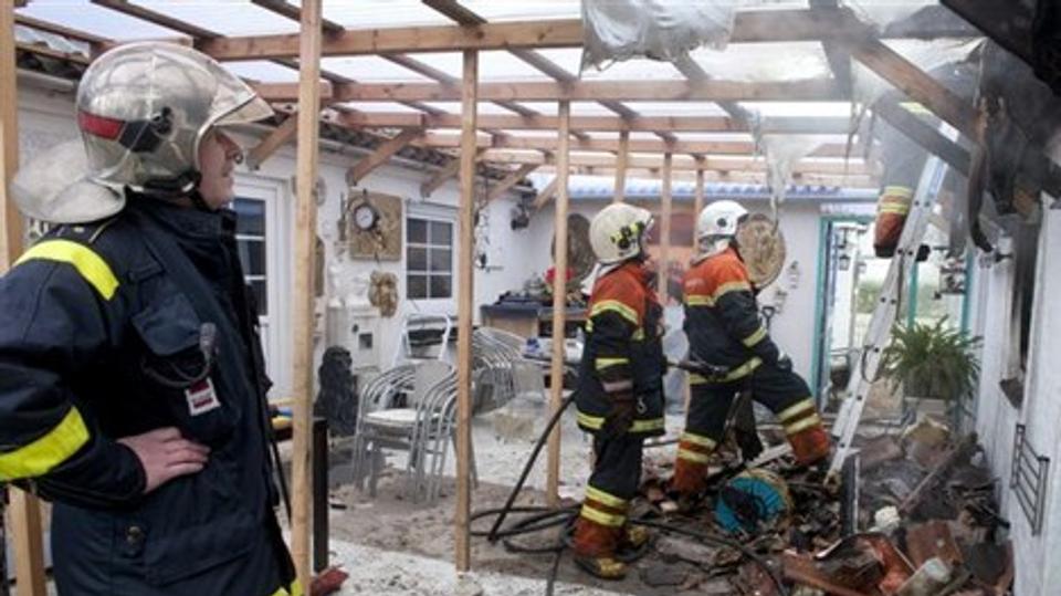 Branden kostede husets beboer livet, men naturgassen er nu frikendt som brandårsag. Arkivfoto: Henrik Louis