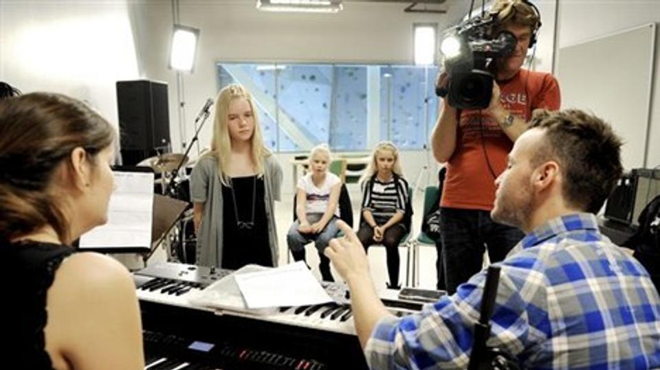I oktober blev der holdt en række workshops forud for Børnenes MGP. Men ikke alle kom gennem nåleøjet, og de får nu en chance af Hjørring Musiske Skole. Arkivfoto: Michael Koch