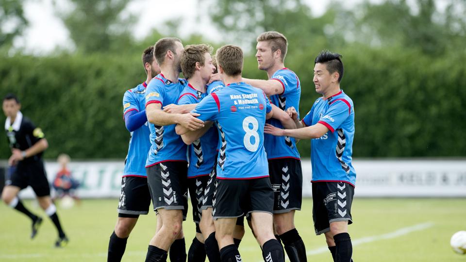 Jammerbugt FC er klar til tredje runde af DBU Pokalen. Arkivfoto: Henrik Bo <i>Foto: Henrik Bo</i>