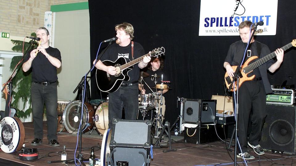 The Islanders spiller på kroen. Arkivfoto <i>Kurt Bering</i>