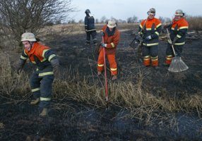 Beboere reddede skov fra brand