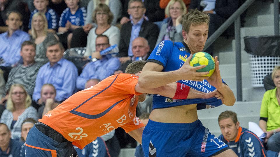 Jonas Porup og det øvrige Mors-Thy-hold spiller fredag træningskamp med Ribe-Esbjerg. Arkivfoto: Peter Mørk <i>Foto: Peter Mørk</i>