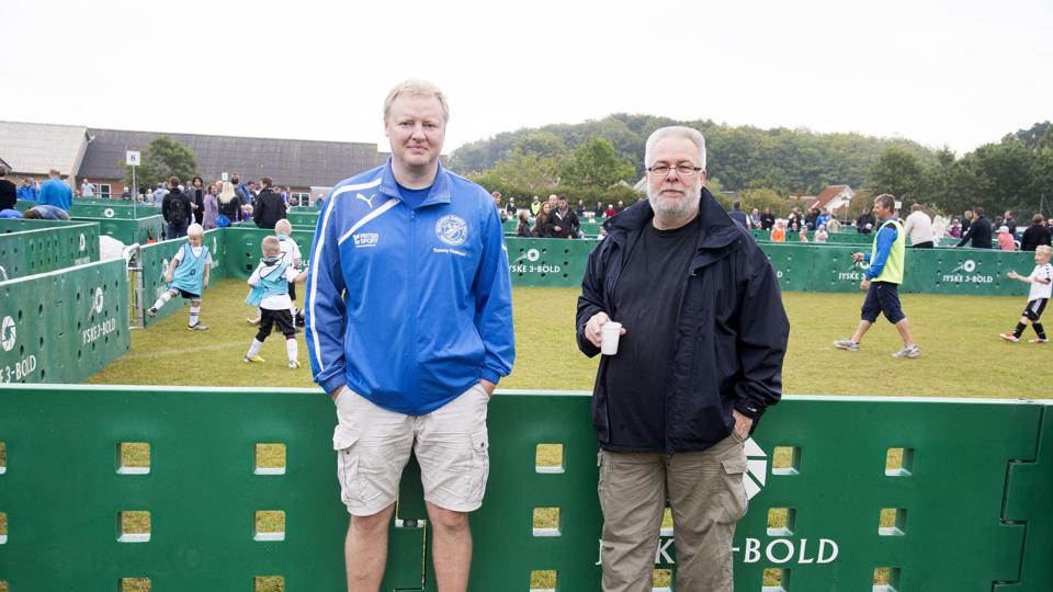 Anders Gram Mikkelsen og Tommy Pedersen, formand og kasserer i Bangsbo Freja, kan arbejde videre med udvidelsesplanerne. Arkivfoto: Kim Dahl Hansen <i>Bent Bach</i>