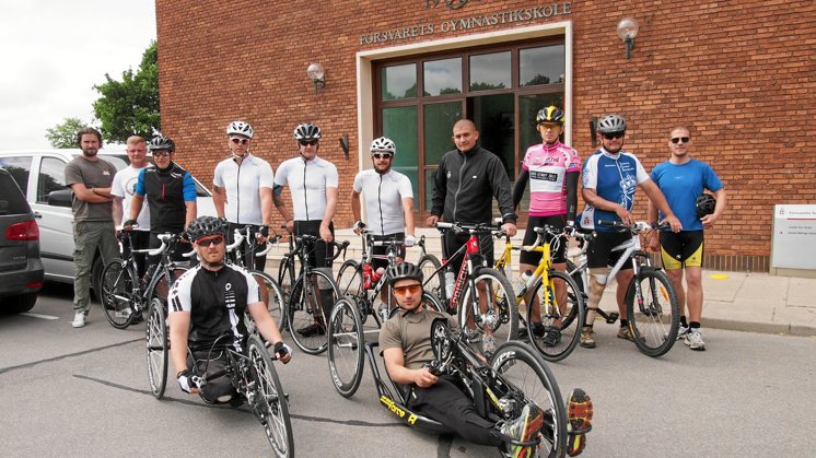 Fysisk skadede soldater cykler for velgørenhed | Nordjyske.dk