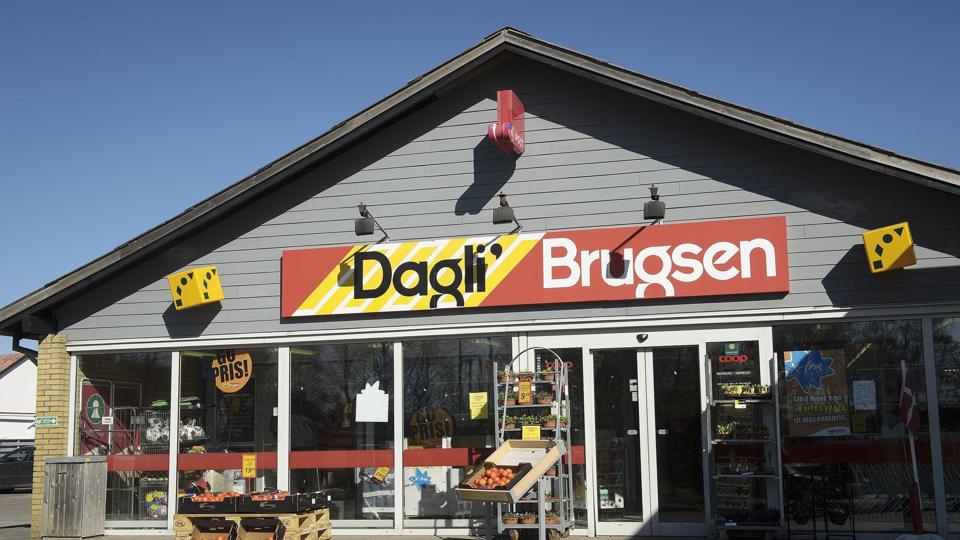 Dagli’ Brugsen i Gærum var i 2013 tæt på at lukke. <i>Peter Broen</i>