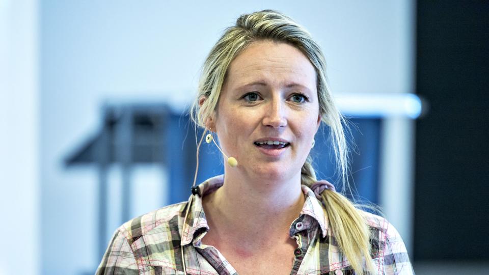 Christina Lykke Eriksen (SF) ærgrer sig over, at FOA bringer misvisende statistik over udgifter til børneområdet. Foto: Kim Dahl Hansen <i>Bent Bach</i>