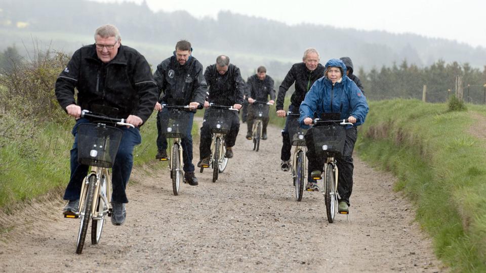 PÅ vej mod Rubjerg Knude på gratis cykler. Nu overføres ideen til Tversted Klitplantage. Arkivfoto: Henrik Louis