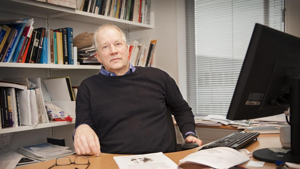 Professor Frede Hvelplund: - Hvis jeg selv havde muligheden, ville jeg helt klart investere i parken. Foto: Thomas Hansen <i>Foto: Thomas Hansen</i>